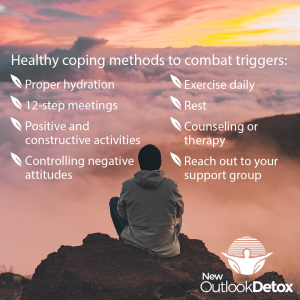 Healthy coping methods to deal with triggers